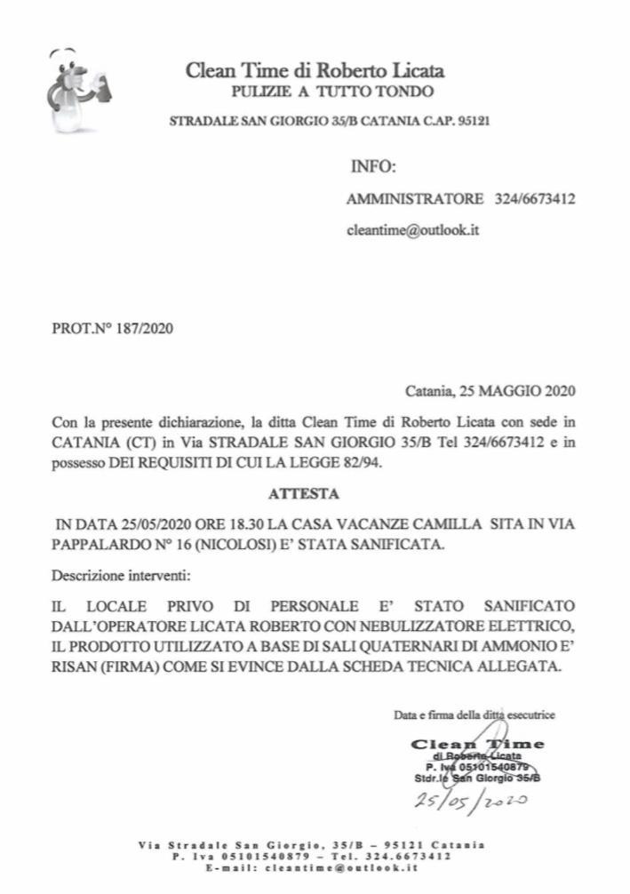 Camilla Affitta Camere Николози Экстерьер фото